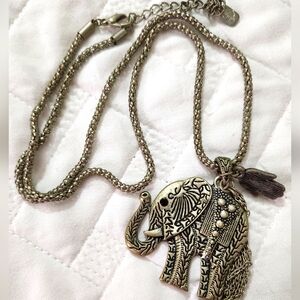 Elephant Long Necklace